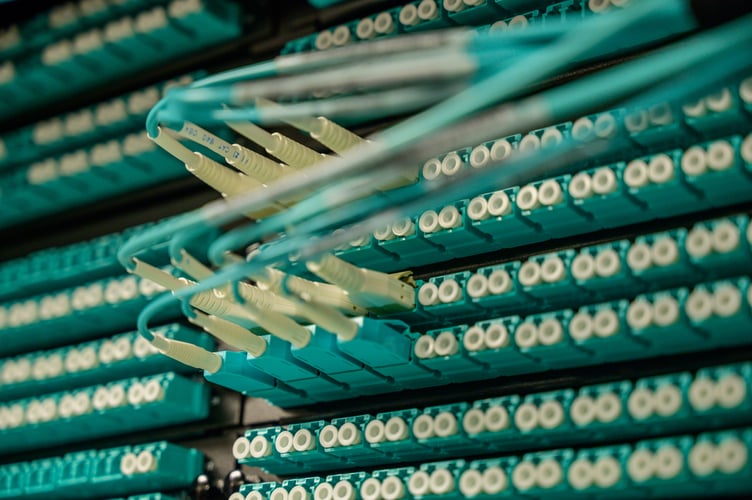 Broadband stock image.