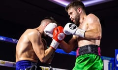 Boxer Liam lands six-round  win for mental health charity