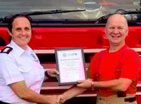 Whitchurch firefighter David Johnson thanked for five years of service