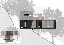 Cantilevered cabin approved