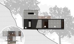 Cantilevered cabin approved
