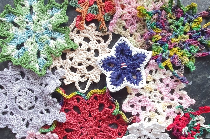 Crochet snowflake designs for food banks