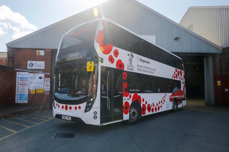 Stagecoach armed forces bus.