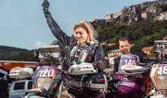 ‘Girl on a Bike’ is first woman to finish desert rally in Morocco