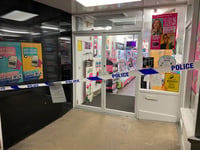 Shop closed after overnight raid