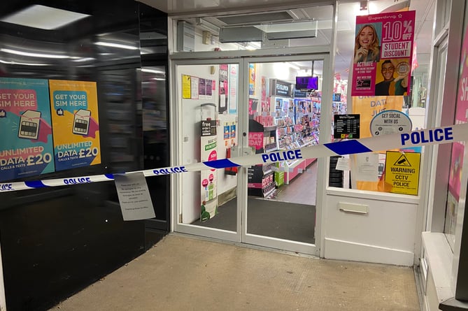 Ross-on-Wye Superdrug was broken into in the early hours of Monday, November 14.