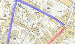 Broad Street, Ross-on-Wye will be closed Sunday, November 27