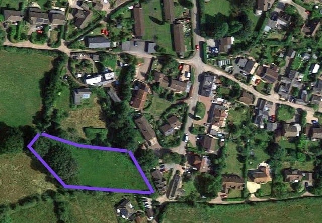 Bid to develop a paddock with new homes has been turned down