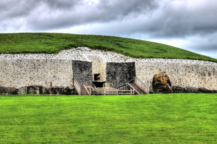 A photo of Newgrange in Ireland