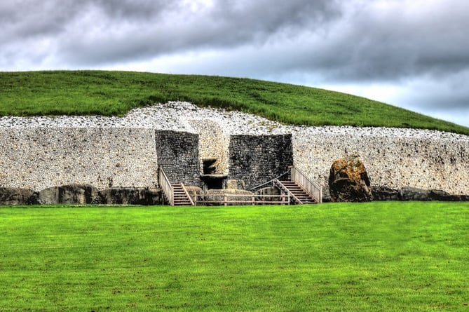 A photo of Newgrange in Ireland