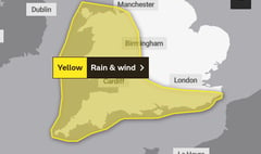 Met Office issues yellow weather warning for wind and rain