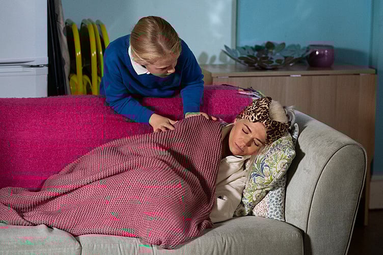 Viewers will have recently seen character Lola diagnosed with a brain tumour and, like so many parents, has struggled with how to tell daughter Lexi