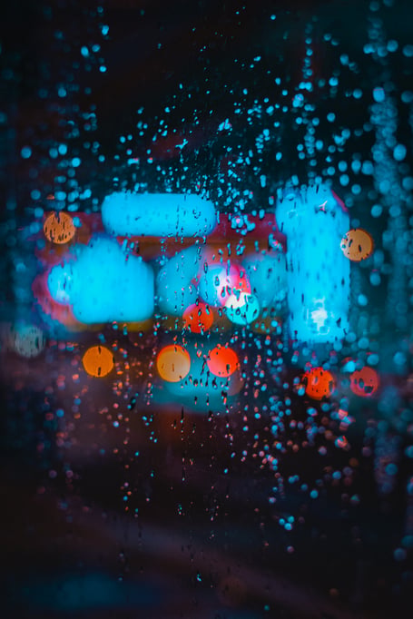 Rain stock image