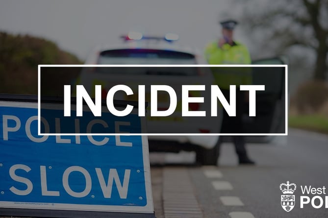 West Mercian Police incident sign