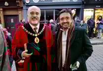 TV star Richard Hammond lights up biggest ever Ross Christmas Fayre
