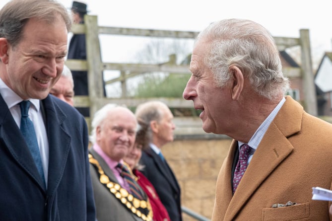 Hereford and South Herefordshire MP Jesse Norman meets HRH King Charles III