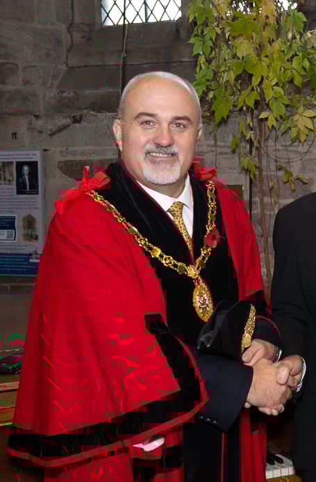 Ross-on-Wye mayor Ed O’Driscoll