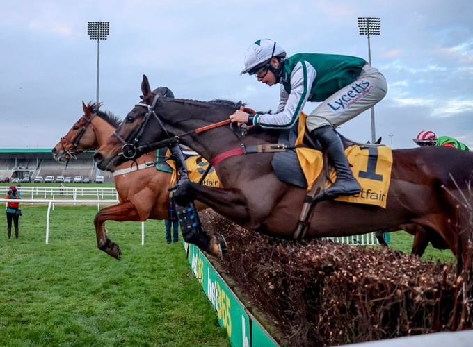 L'Homme Presse winning at Newcastle last month. Photo - Venetia Williams Racing