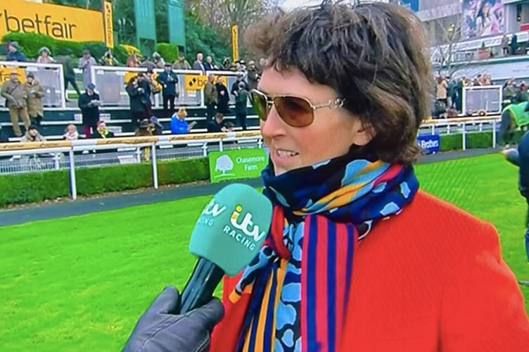 Venetia Williams at Sandown