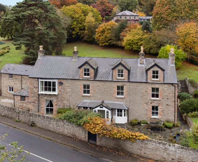 1800s home stone's throw from River Wye has "glorious" views
