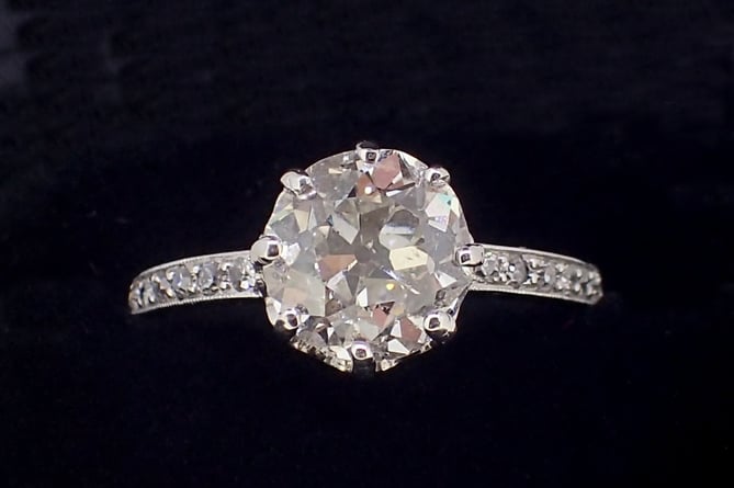 Large Diamond Solitaire Ring