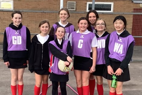 John Kyrle High School year 7 netball team