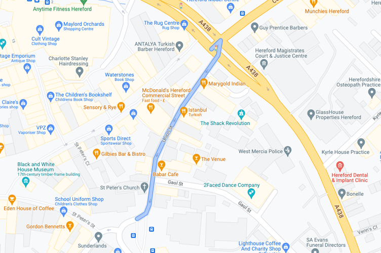 Union Street, Hereford (map)