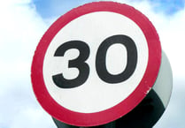 Temporary speed restriction on A40 in Weston Under Penyard