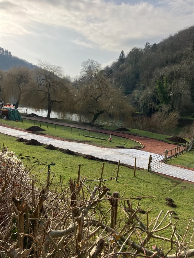 The canoe launch under investigation by Herefordshire Council
