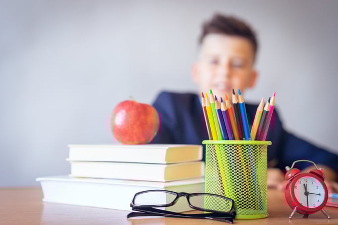 school stock image