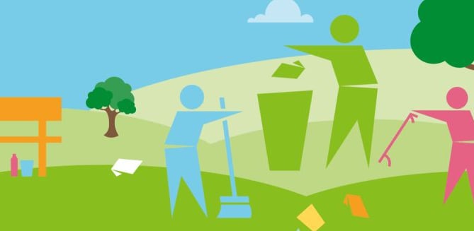 Ross Community Litter Clean Up Crew graphic