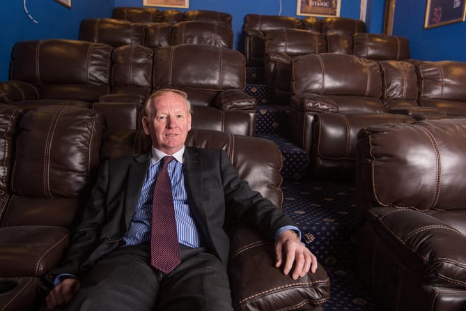 Graham Wildin inside the leisure centre he has built for himself and his family in his back garden (file pic) See SWNS story SWBRcave; A man ordered to knock down 'Britain's best man cave' which he built illegally in his back garden has been told to pay Â£30,000 to the council to cover its prosecution costs. Graham Wildin, 66, spent four years battling with authorities over the private leisure complex. It contains a bowling alley, cinema, casino and a gym - and pictures from Google Earth show it looking like a massive factory. But a High Court judge said the granddad-of-five must comply with the council and remove the centre.