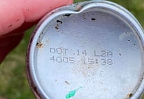 Nine year can found in community clean-up