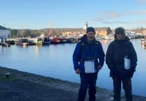 Monmouthshire writer braving the cold for a few days of winter canal walks