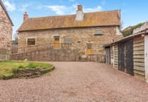 Countryside barn conversion for sale has "wonderful" views and period features