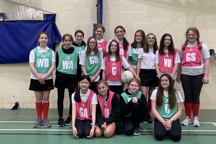 JKHS year 7 netball teams