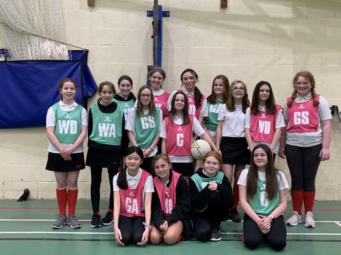 JKHS year 7 netball teams