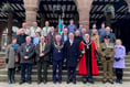 Public service praised by mayor in civic ceremony speech