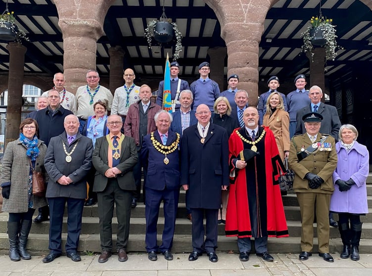 Mayoral civic service parade assembled