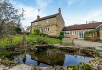 1850s house for sale with "beautiful" garden and May Hill views