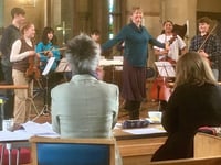 JKHS students’ truly divine string-a-long