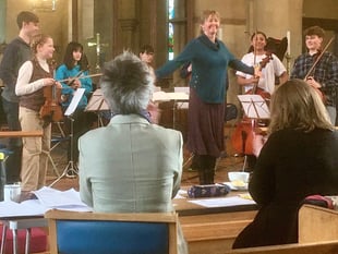 JKHS students’ truly divine string-a-long