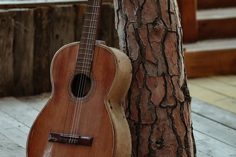 Guitar stock image