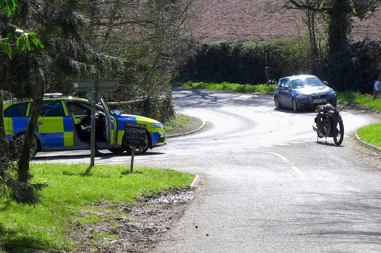 The scene at Cross Ash