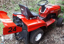 Formula 1 inspired lawnmower discovered in Greytree