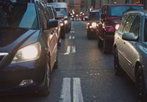 Temporary traffic lights in city cause tragically long tailbacks