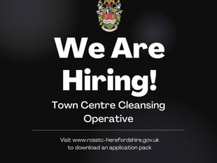 Ross Town Council seeks dedicated cleansing operative