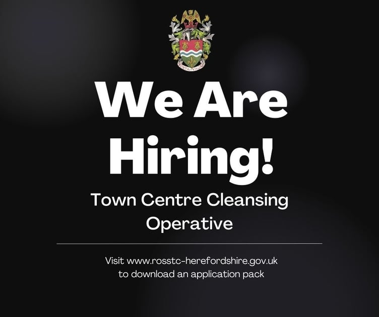 Ross Town Council is hiring a cleansing operative