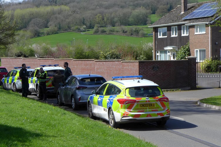 Police at scene