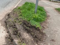 Roadworks puts Ross-on-Wye residents on the verge
